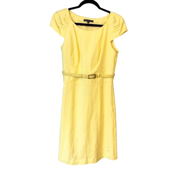 ISABELLA DeMARCO LINEN BLEND SHEATH DRESS SIZE 8 - Picture 4 of 6